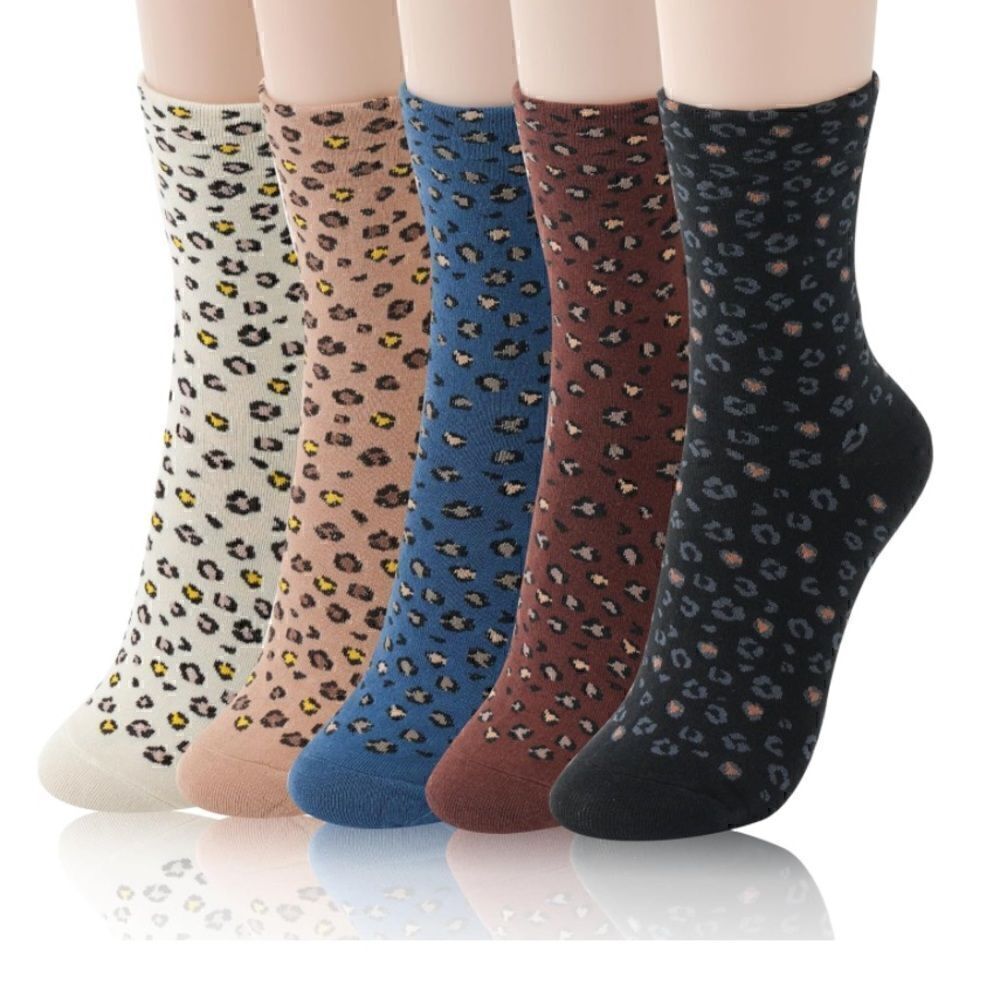 Cheetah Print Sock Set
